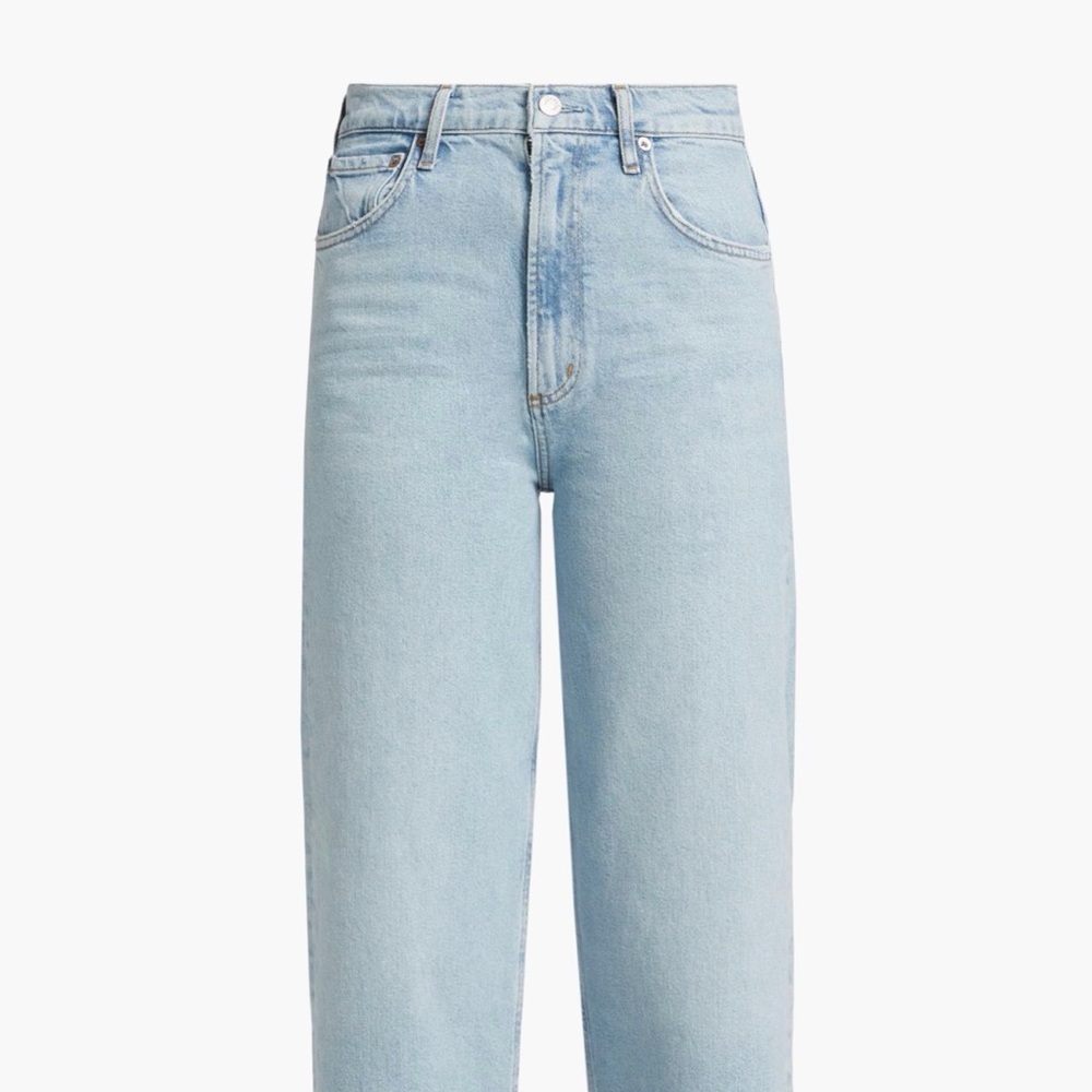 AGOLDE Light Blue Straight Leg Jeans